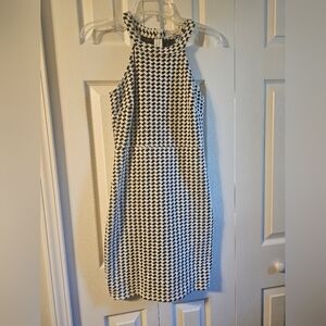 Black and white dress